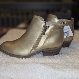 Arizona Jean Company Metallic Ankle Booties